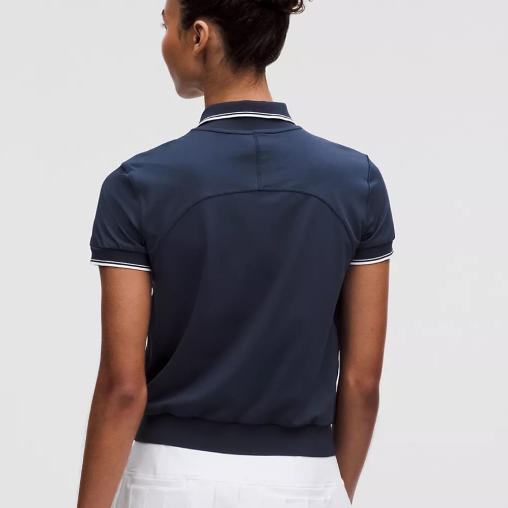 NWT Lululemon Pique Zip-Up Golf Shirt - Picture 2 of 6